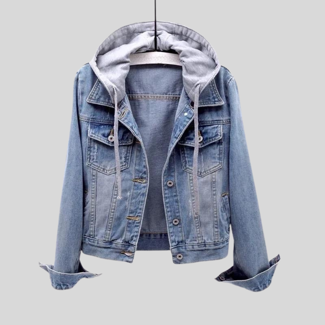 Allegra Hooded Denim Jacket