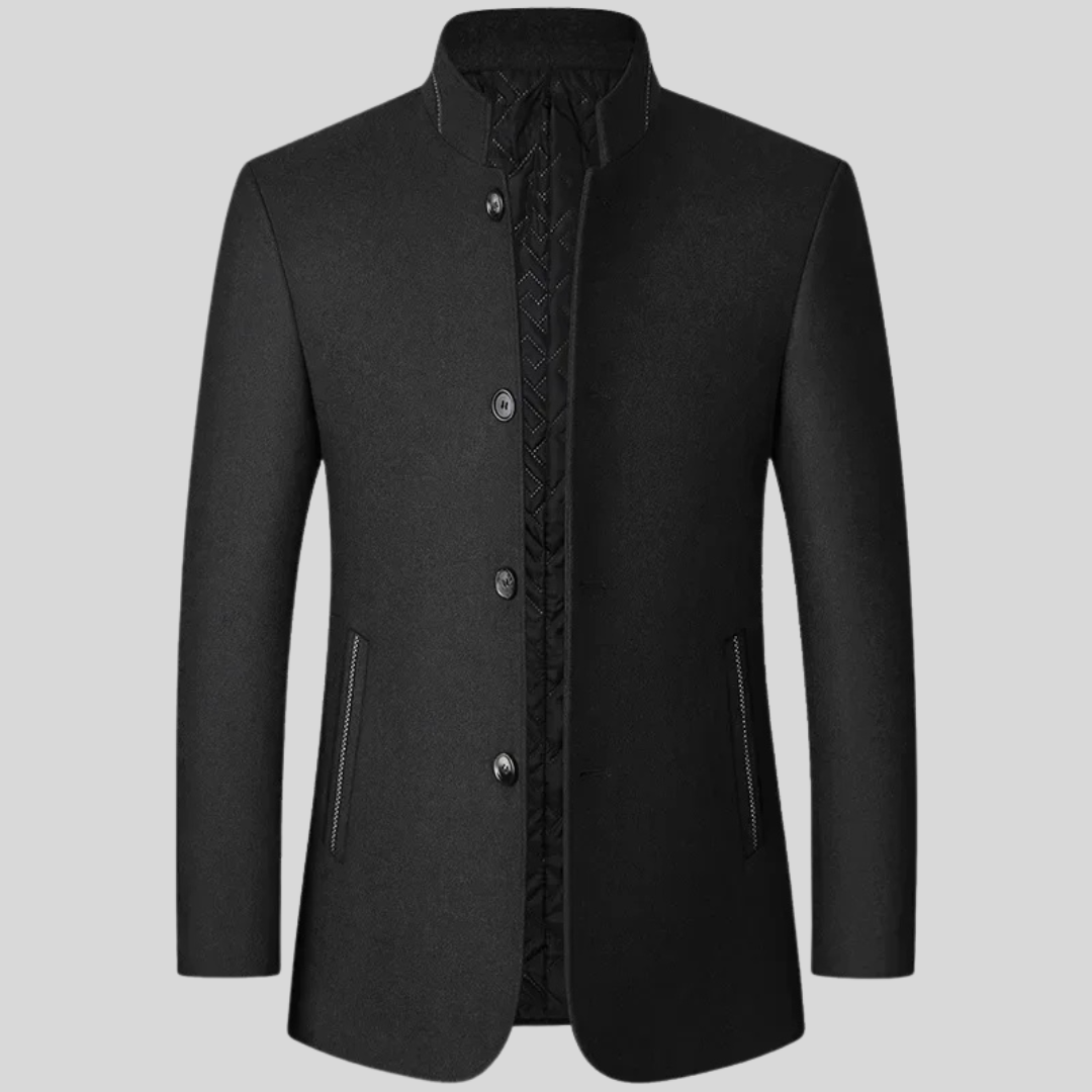 The Colton Band Collar Jacket