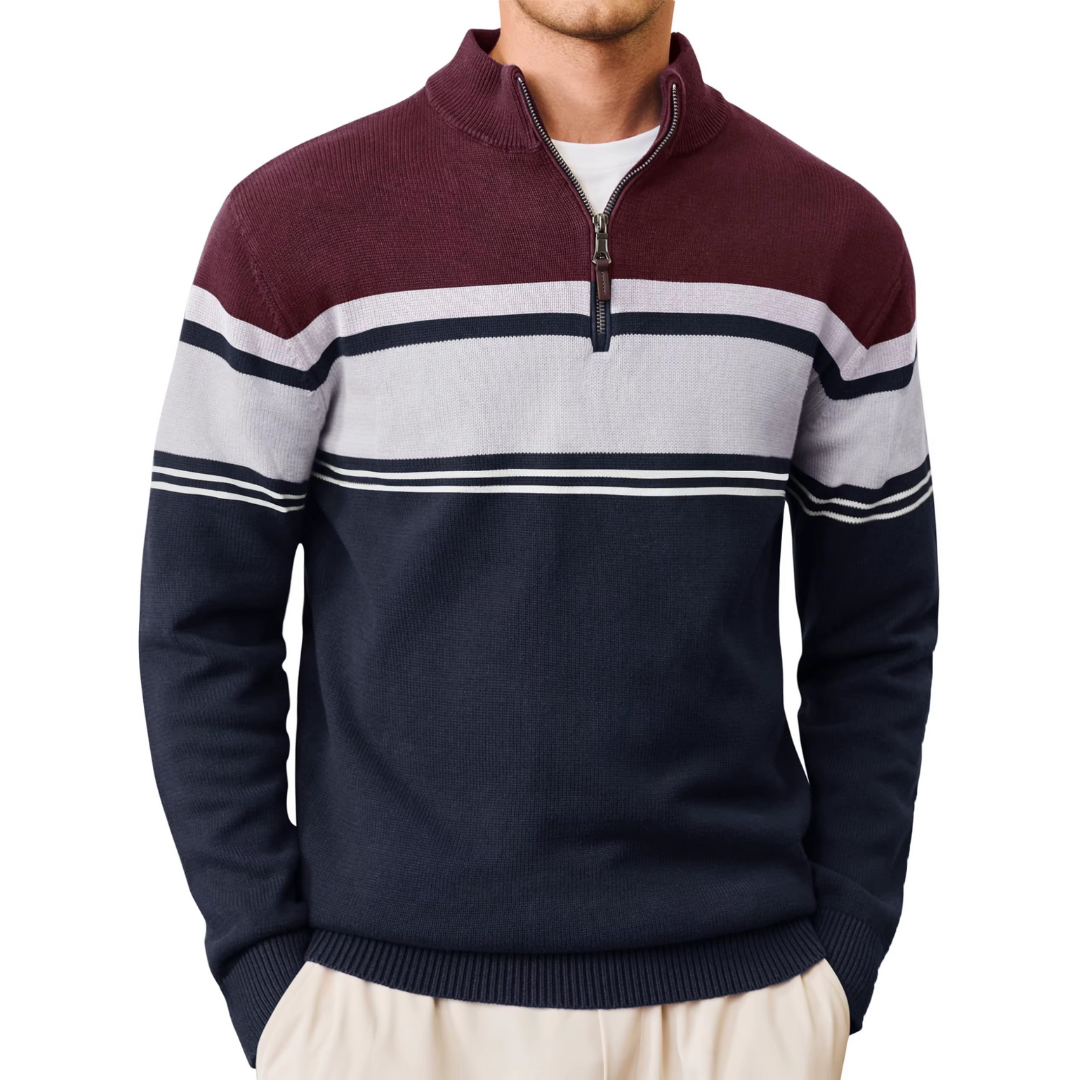 Regatta Stripe Quarter-Zip