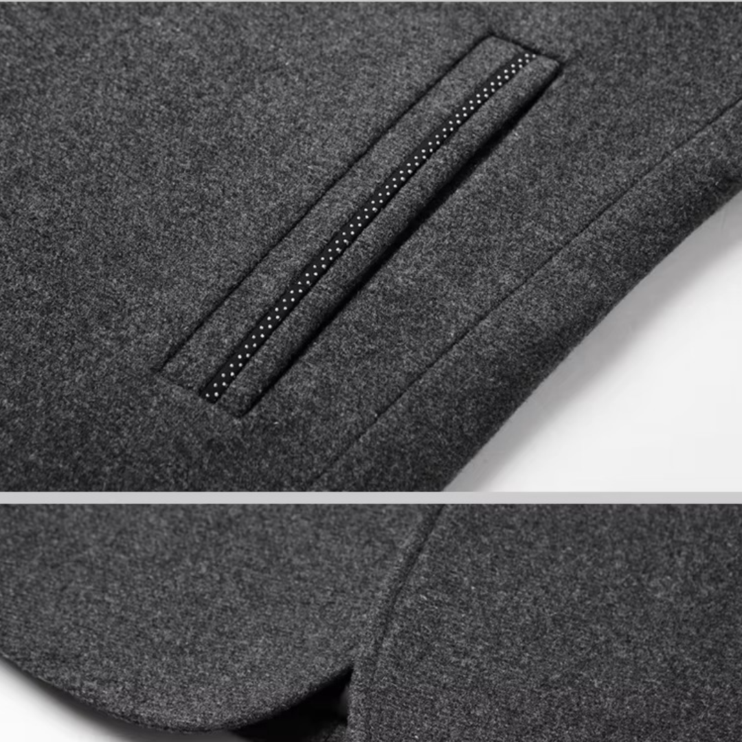 The Colton Band Collar Jacket