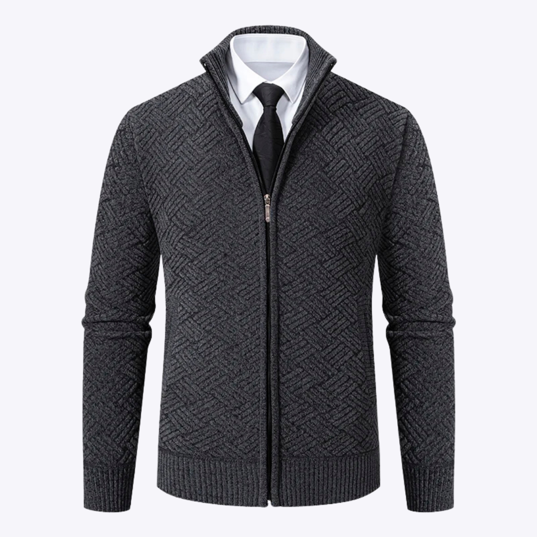 Adrian Zip Cardigan