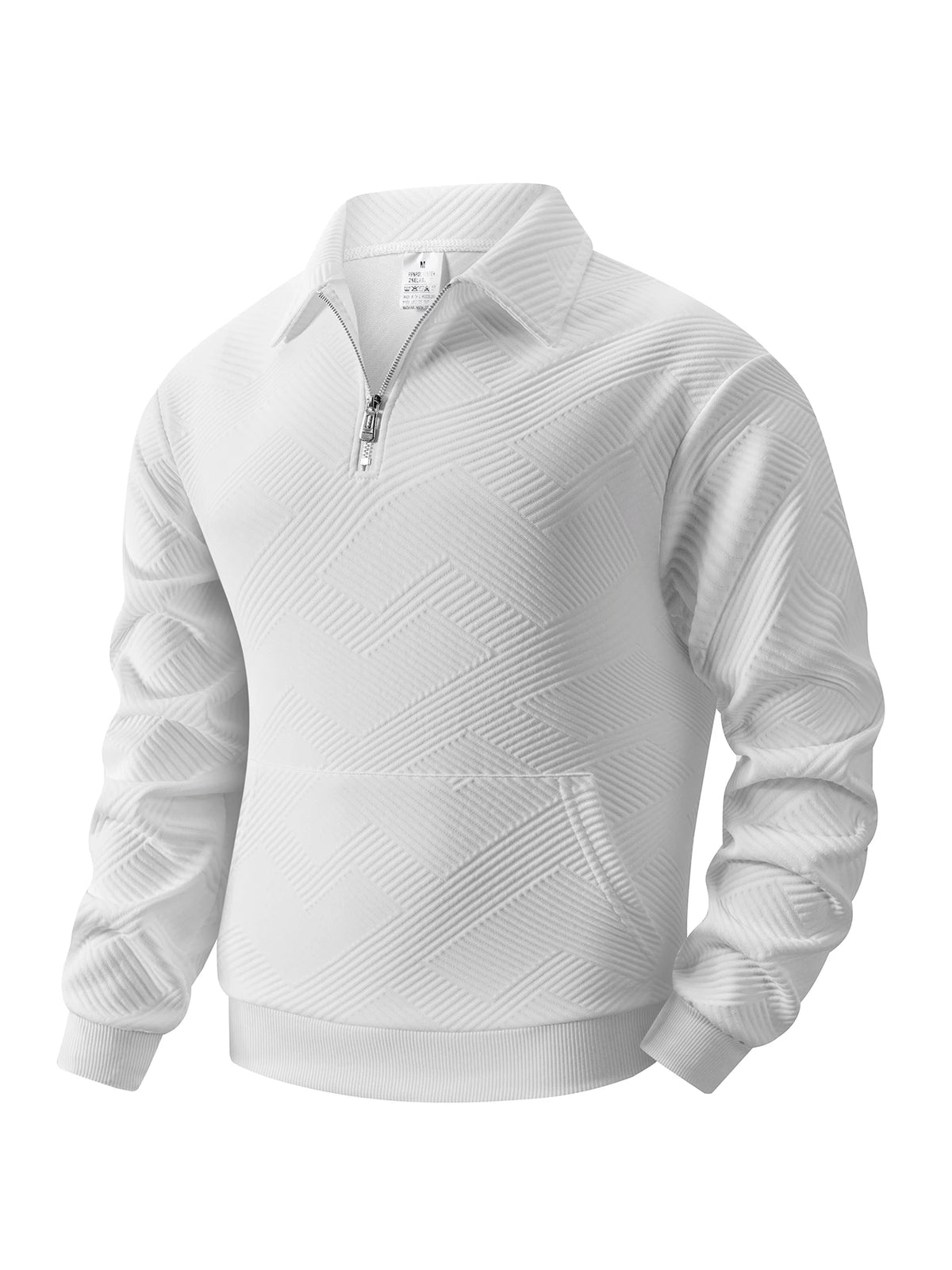 Chevron Knit Quarter-Zip