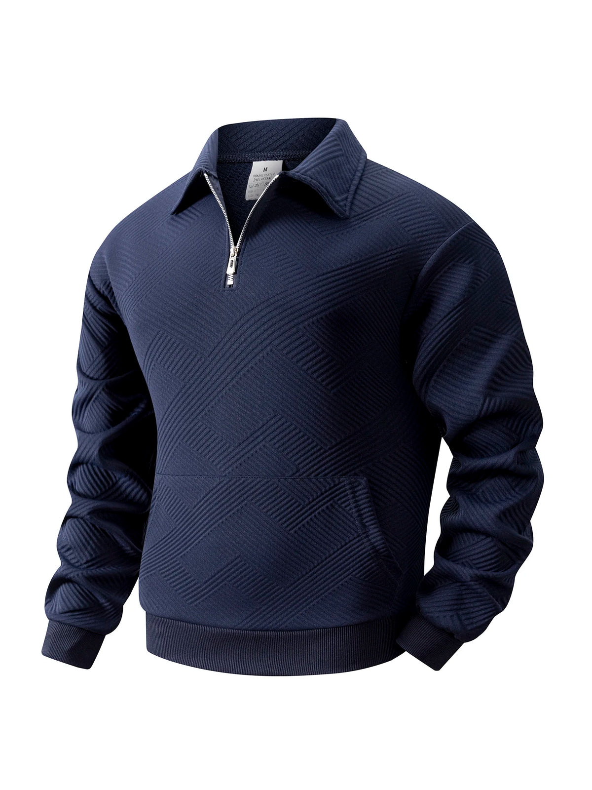 Chevron Knit Quarter-Zip