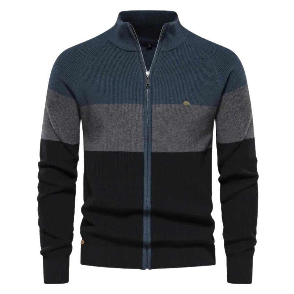 Harrison Patchwork Color Sweater