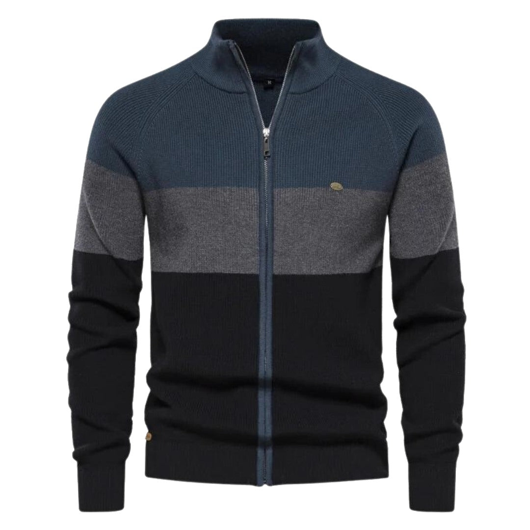 Harrison Patchwork Color Sweater