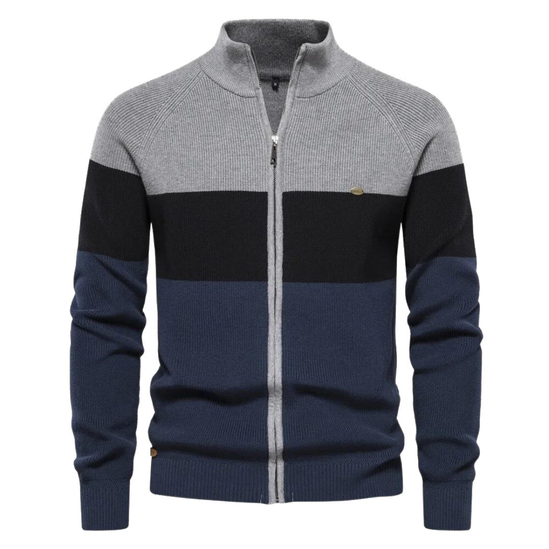 Harrison Patchwork Color Sweater