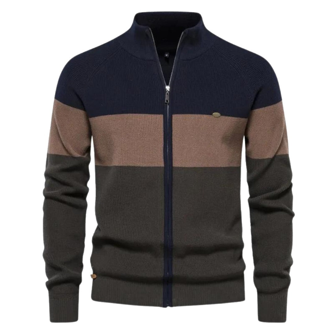 Harrison Patchwork Color Sweater