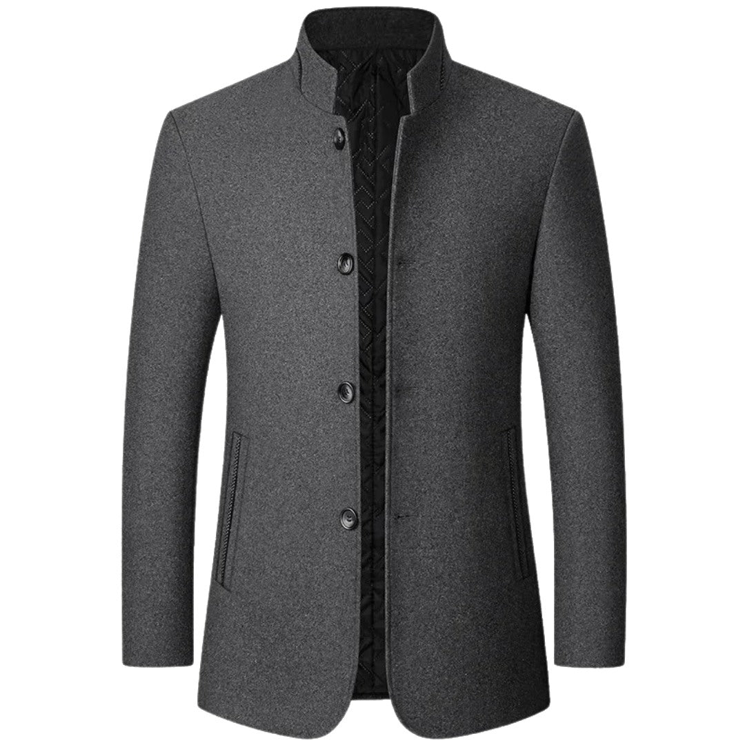 The Colton Band Collar Jacket
