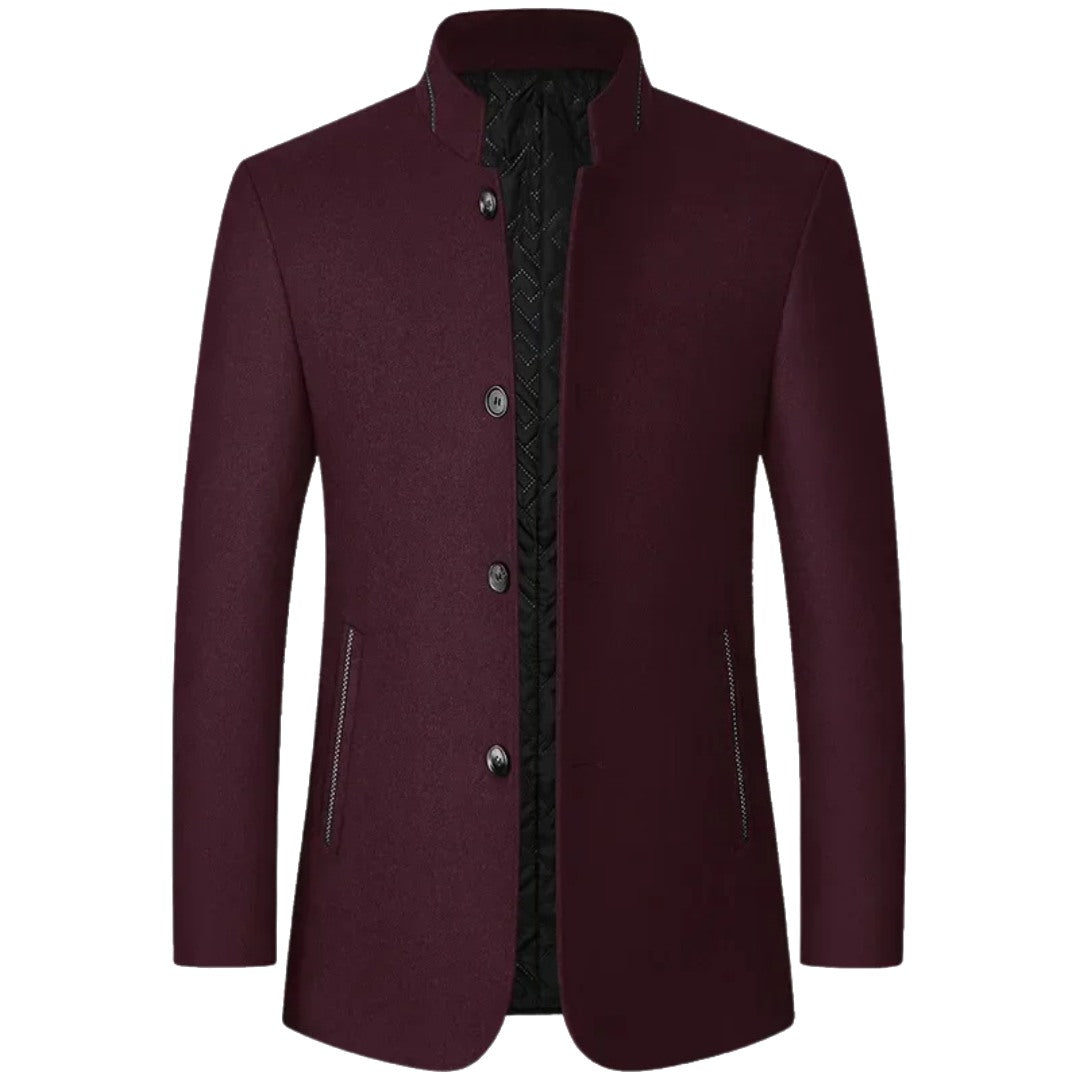 The Colton Band Collar Jacket