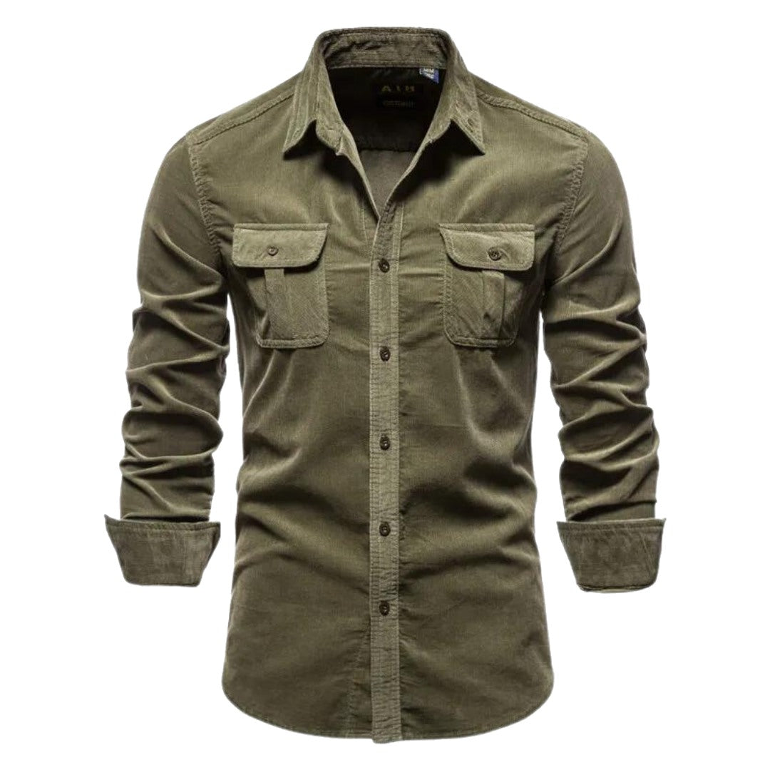 Wyatt Katoenen Corduroy Overhemd