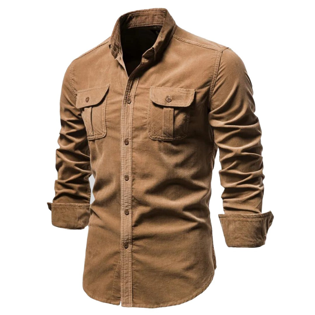 Wyatt Katoenen Corduroy Overhemd