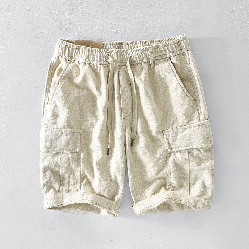 Coastal Linen Cargo Shorts